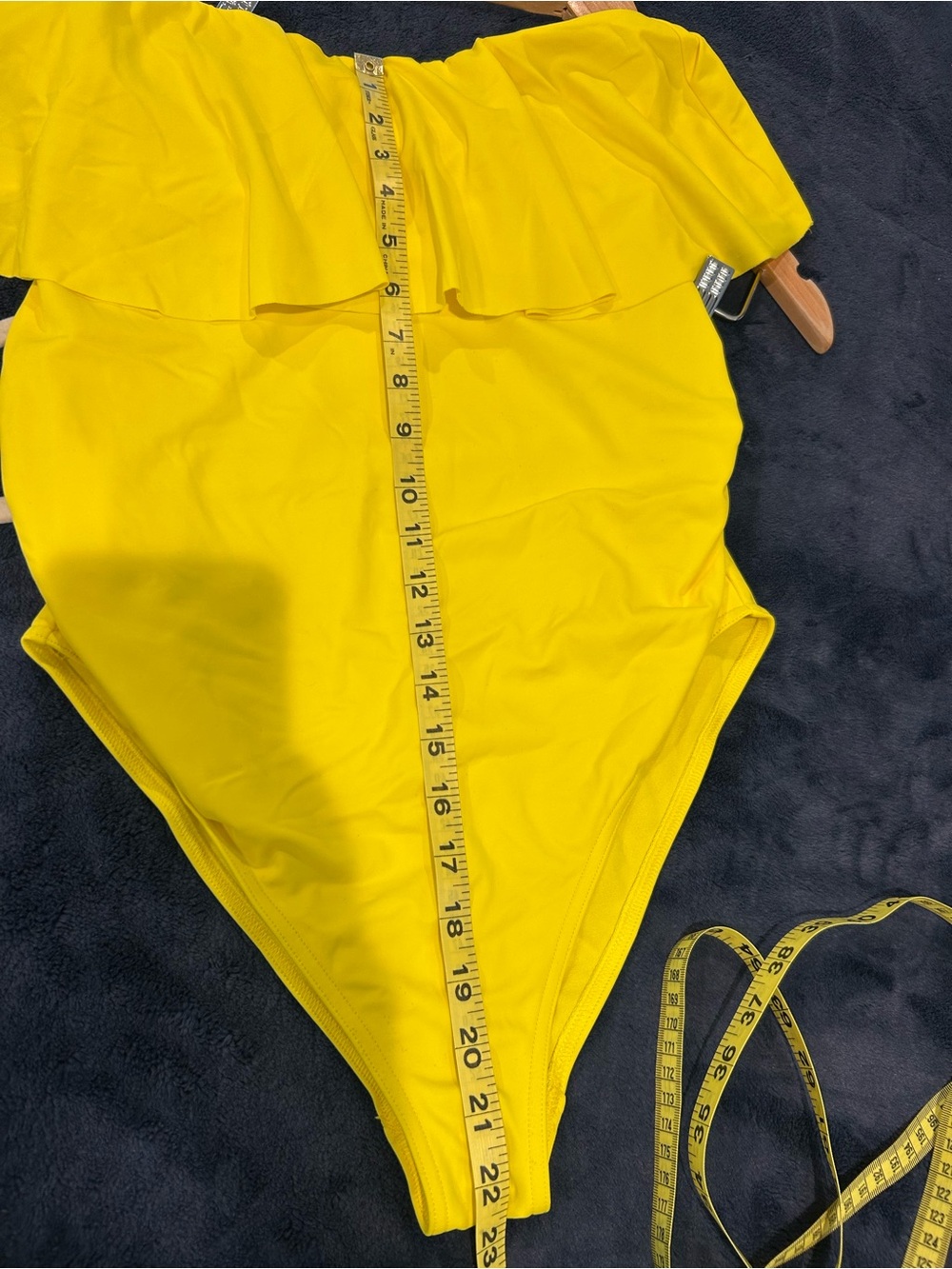 ASOS Strapless Ruffle One-Piece Swimsuit - Picture 7 of 11